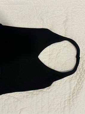 Black Sleeveless Tank Top